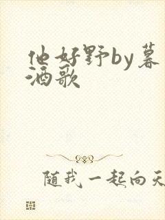 他好野by暮色酒歌