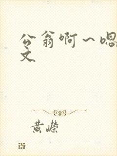 公翁啊～嗯啊h文
