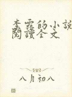 李霖的小说免费阅读全文