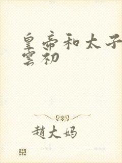 皇帝和太子妃h云初