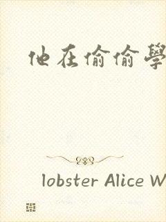 他在偷偷学习啦