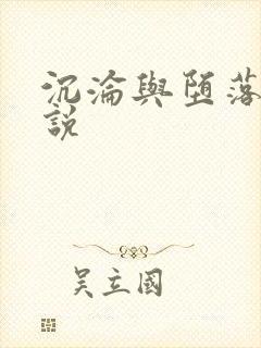 沉沦与堕落的小说