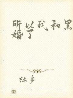 所以我和黑粉结婚了