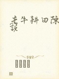 老牛耕田陈雪小说