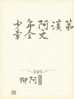 少年阿滨第13章全文