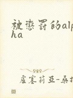 被惩罚的alpha