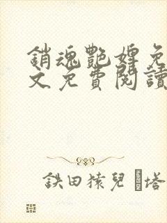 销魂艳婢免费全文免费阅读