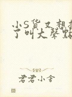 小S货又想挨C了叫大声点小