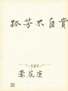 孤芳不自赏小说