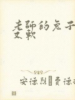 老师的兔子又大又软