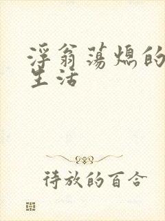 浮翁荡熄的幸福生活