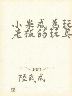 小米成为玩具店老板的玩具