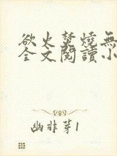 欲火焚烧无删减全文阅读小说