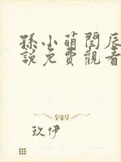 孙小萌闫辰的小说免费观看