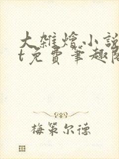 大杂烩小说txt免费笔趣阁