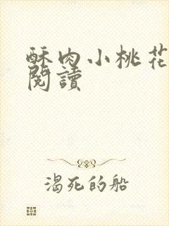 酥肉小桃花全文阅读