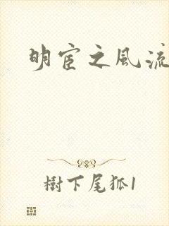 明宦之风流无边