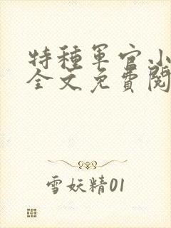 特种军官小小妻全文免费阅读