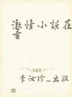 激情小说在线观看