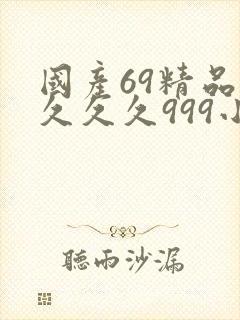 国产69精品久久久久999小说