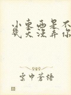 小东西是不是好几天没弄你了作文