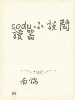 sodu小说阅读器