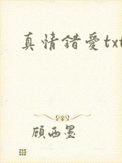 真情错爱txt