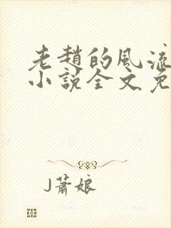 老赵的风流人生小说全文免费阅读