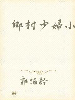 乡村少妇小说