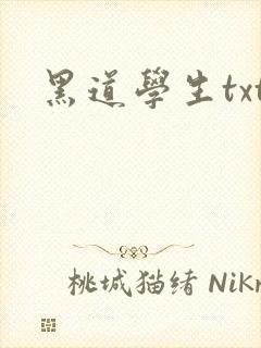 黑道学生txt