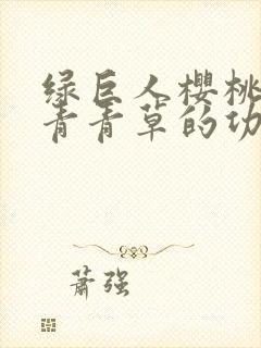 绿巨人樱桃荔枝青青草的功效