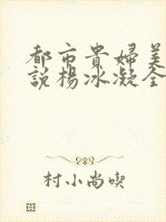 都市贵妇美腿小说杨冰凝全文阅读