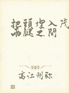 把头埋入茂密的两腿之间