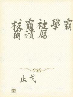 校霸被学霸玩到崩溃腐