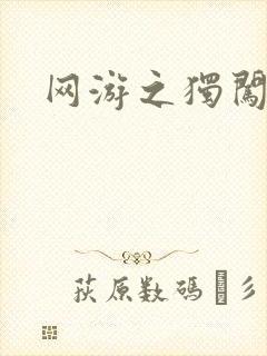 网游之独闯天涯