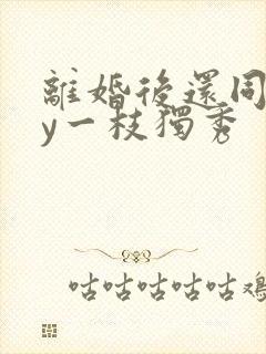 离婚后还同居by一枝独秀