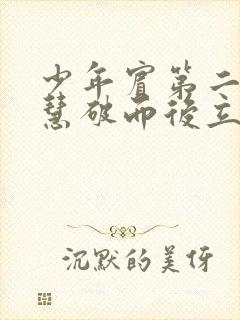 少年宾第二部珏慧破而后立