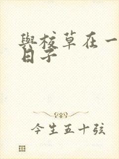 与校草在一起的日子