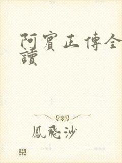 阿宾正传全文阅读