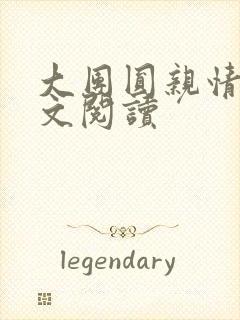 大团圆亲情会全文阅读