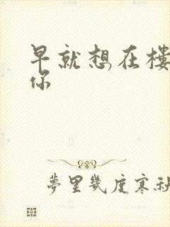 早就想在楼梯要你