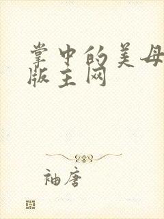 掌中的美母第一版主网