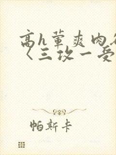 高h荤爽肉欲文〈三攻一受