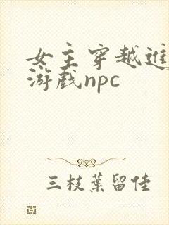 女主穿越进18游戏npc