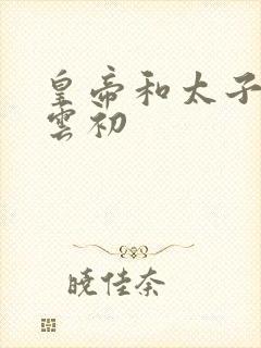 皇帝和太子妃h云初