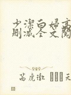 少洁白妇高义无删减全文阅读