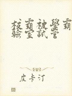 校霸被学霸压实验室试管