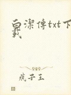 白洁传txt下载