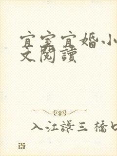 宜室宜婚小说全文阅读