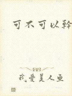 可不可以干湿你